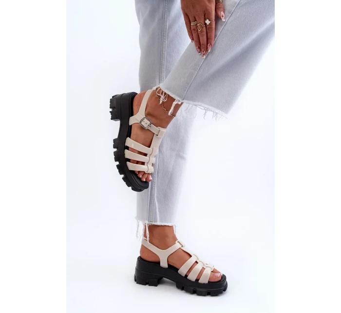 Dámské sandály ZAXY Světle béžová Dámské sandály ZAXY Světle béžová