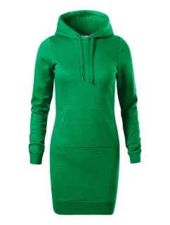 Snap šaty dámské středně zelená