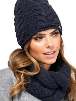 Dámská šála IDAHO tmavě modrá - Kamea