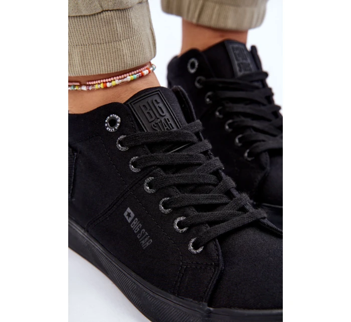 Dámské klasické vysoké tenisky Big Star model 21608907 Černé - Big Star Shoes Dámské klasické vysoké tenisky Big Star model 21608907 Černé - Big Star Shoes