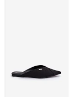 Dámské pantofle s špičatými nosy Big Star RR274210 Černé Dámské pantofle s špičatými nosy Big Star RR274210 Černé