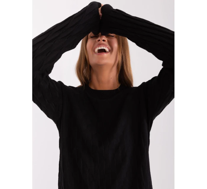 Sweter AT SW model 18895620 czarny - FPrice