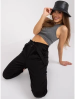 Spodnie DHJ SP model 20961821 czarny - FPrice