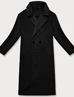 Dámský přechodný kabát oversize J Style černý (11Z8161)
