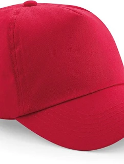 Beechfield B 10 5 panelová kšiltovka "Original" 53.0010 classic red