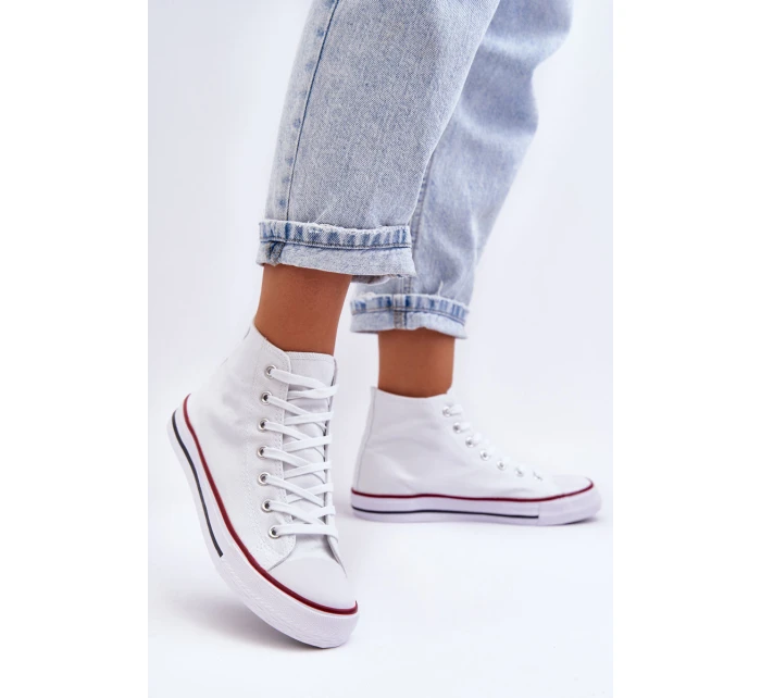 Dámské klasické vysoké boty bílé Remos Dámské klasické vysoké boty bílé Remos