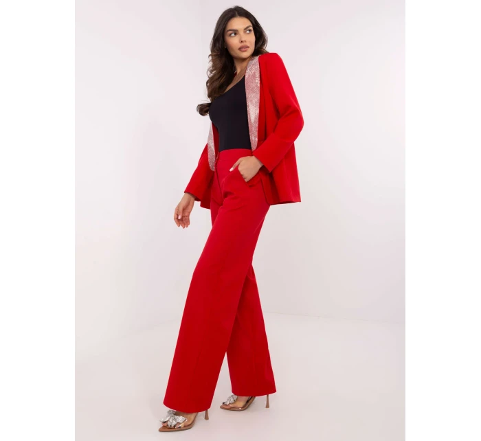 Spodnie LK SP model 20710150 czerwony - FPrice Spodnie LK SP model 20710150 czerwony - FPrice