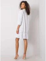 Šaty RV SK 6075.10x světle šedá Šaty RV SK 6075.10x světle šedá