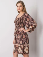 TW SK BI H3748 šaty.22X tmavě hnědá