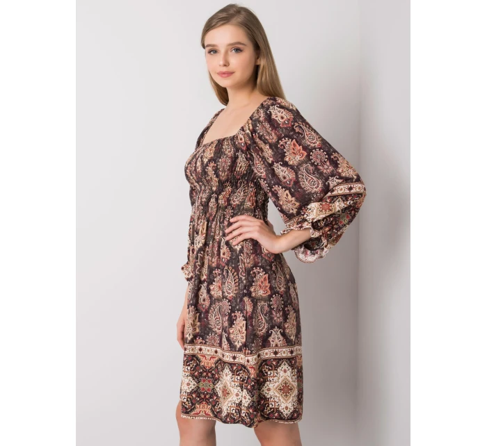 TW SK BI H3748 šaty.22X tmavě hnědá