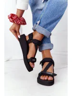 Dámské sportovní sandály Big Star - černé Dámské sportovní sandály Big Star - černé