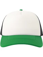 Atlantis Headwear Rapper-S 5 panelová Trucker kšiltovka 33.0262 white/black/green Atlantis Headwear Rapper-S 5 panelová Trucker kšiltovka 33.0262 white/black/green