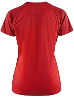 Craft Teamwear Squad Go Contrast Jersey W Dámské kontrastní sportovní tričko 82.2726 bright red/express Craft Teamwear Squad Go Contrast Jersey W Dámské kontrastní sportovní tričko 82.2726 bright red/express