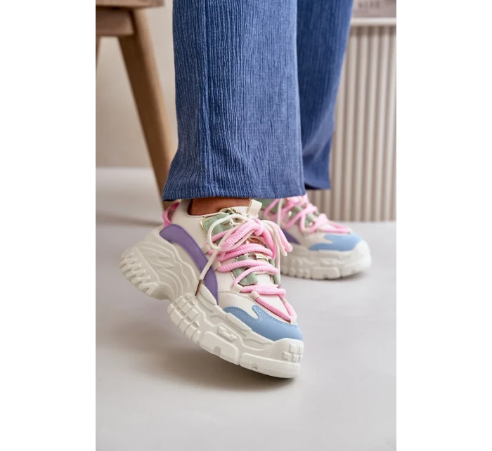 Dámské tenisky na masivní podrážce vícebarevné Nevela Dámské tenisky na masivní podrážce vícebarevné Nevela