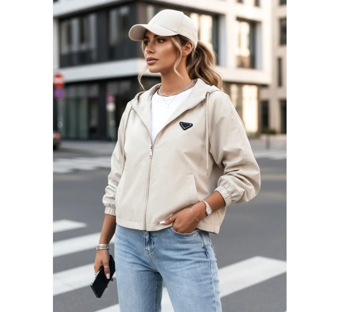 Dámská oversize bunda CATRAL light beige FashionStreet TY4191 Dámská oversize bunda CATRAL light beige FashionStreet TY4191