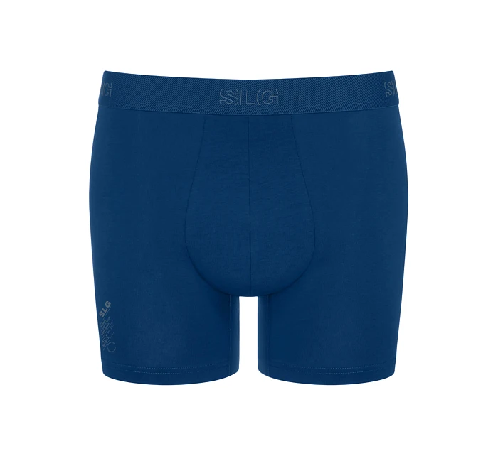Pánské boxerky SLG Base Short C2P - BLACK - tm.šedá-tyrkys M014 - SLOGGI Pánské boxerky SLG Base Short C2P - BLACK - tm.šedá-tyrkys M014 - SLOGGI