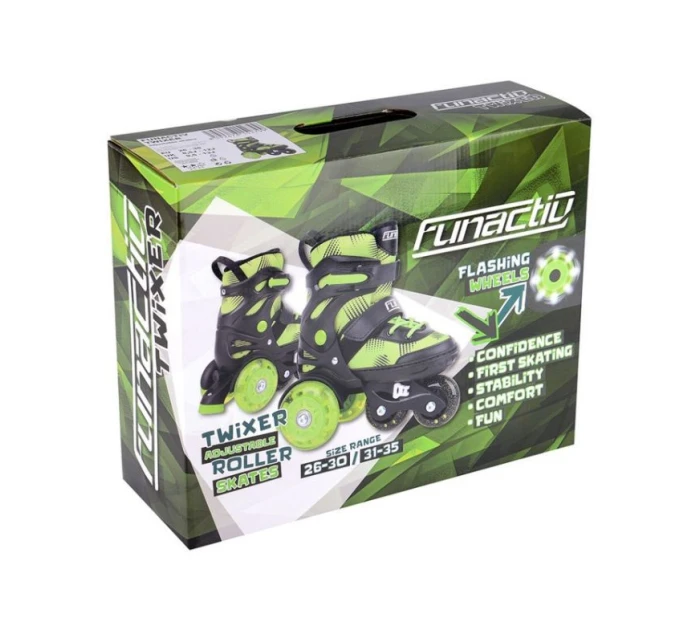 Nastavitelné kolečkové brusle FunActiv Twixer Jr 1000000011 Nastavitelné kolečkové brusle FunActiv Twixer Jr 1000000011
