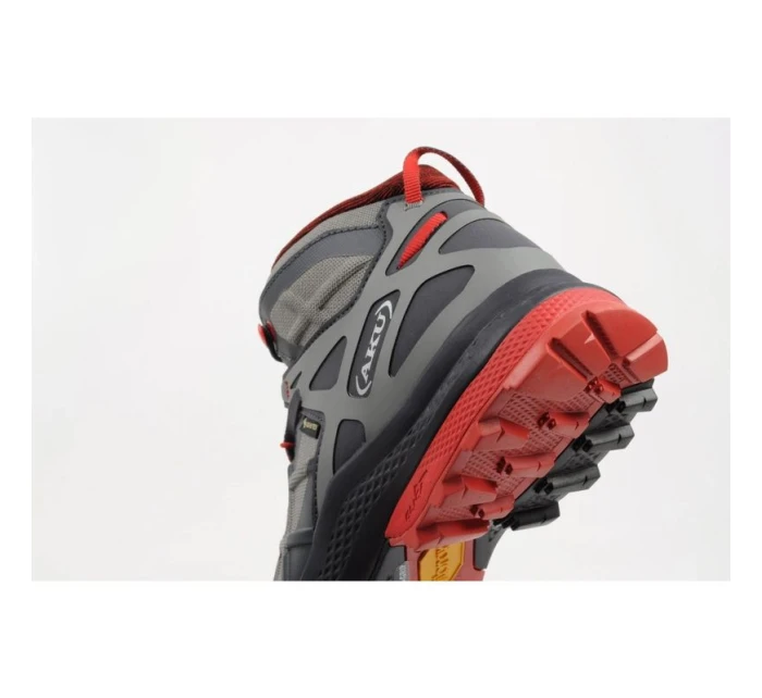 pánská kotníková obuv Goretex šedá červená model 21948444 - Aku