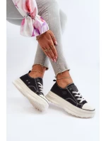 Dámské tenisky na masivní podrážce Big Star model 21653751 Černé - Big Star Shoes Dámské tenisky na masivní podrážce Big Star model 21653751 Černé - Big Star Shoes
