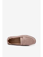 Mokasíny z přírodní kůže Vinceza Béžové Mokasíny z přírodní kůže Vinceza Béžové