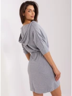 Dámské šaty EM SK HS 20 model 21302229 tmavě žlutá - FPrice Dámské šaty EM SK HS 20 model 21302229 tmavě žlutá - FPrice