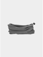 Unisex fleece šátek 4FAW23ABDAU043-25S šedý - 4F