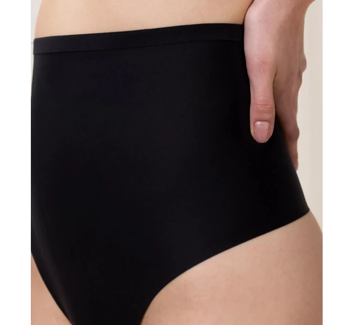 Dámské kalhotky Triumph Shape Smart Highwaist String černé Dámské kalhotky Triumph Shape Smart Highwaist String černé
