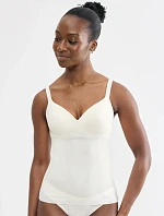 Dámské tílko sloggi ZERO Feel 2.0 THE UP Bra Shirt krémové Silk White - SLOGGI