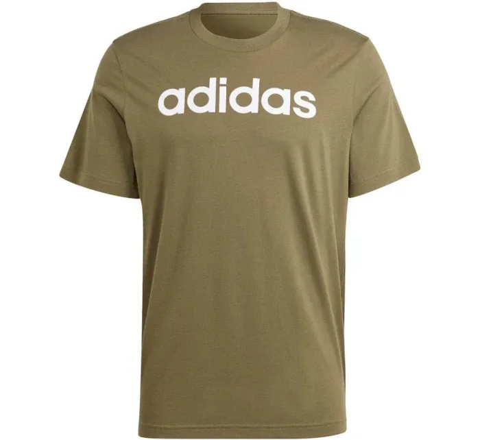 Tričko adidas Essentials Single Jersey s lineárním vyšívaným logem M IC9280