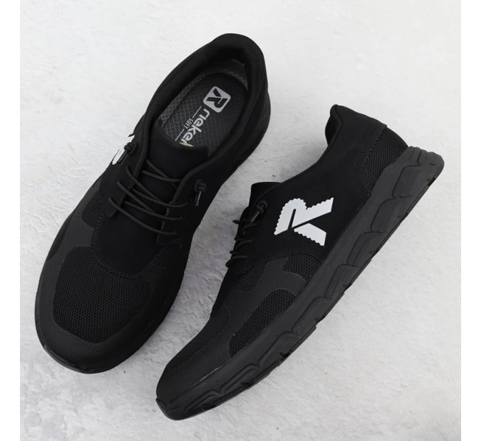 Pánská černá sportovní obuv Rieker 09100-00