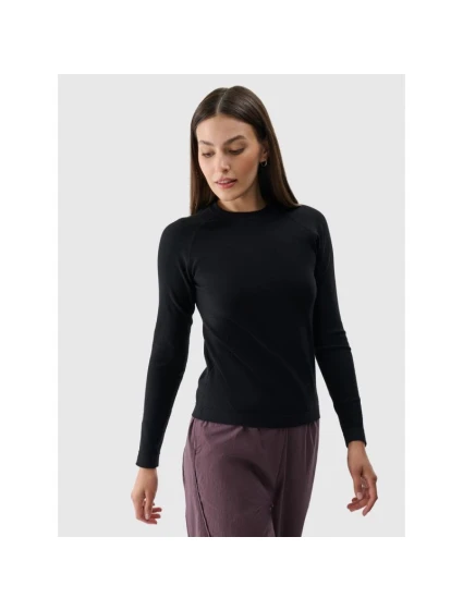 Dámské hladké bezešvé tričko s dlouhým rukávem 4F 4FRSS24TLONF399-20S