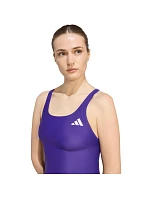 Dámské plavky adidas s výstřihem ve tvaru písmene V na zádech, fialové, KS2951 Dámské plavky adidas s výstřihem ve tvaru písmene V na zádech, fialové, KS2951