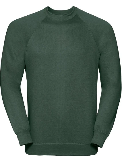 Russell Athletic 762M Raglánová mikina 10.762M bottle green