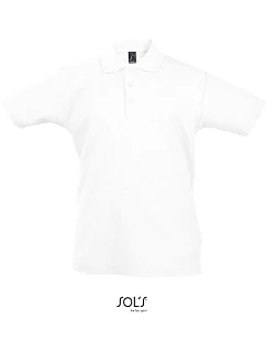 SOL'S Summer Kids II Dětské piqué polo 25.1345 white
