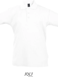 SOL'S Summer Kids II Dětské piqué polo 25.1345 white