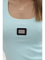 Žebrovaná halenka s model 18743020 - K-Fashion Žebrovaná halenka s model 18743020 - K-Fashion