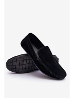 Pánské klasické semišové mokasíny Černe Felixo