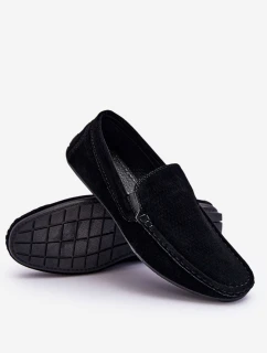 Pánské klasické semišové mokasíny Černe Felixo