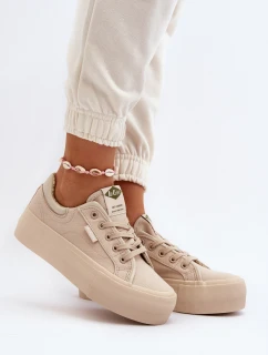 Dámské tenisky na platformě model 21650000 béžové - Lee Cooper