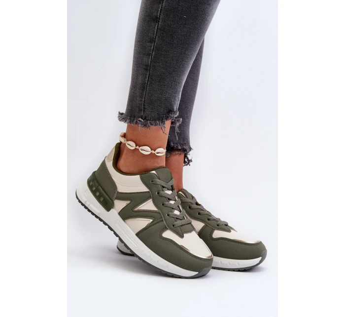 Dámské tenisky z ekologické kůže zelené Kajmány Dámské tenisky z ekologické kůže zelené Kajmány