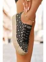 Vzory tenisky dámské na platformě s pletením model 21694043 černé - Lee Cooper