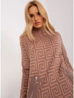 Sweter AT SW model 18955182 brązowy - FPrice Sweter AT SW model 18955182 brązowy - FPrice