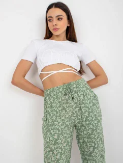 Kalhoty D73770M61869I pistácie