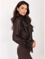 Košile IT KS 28882.03 tmavě hnědá Košile IT KS 28882.03 tmavě hnědá