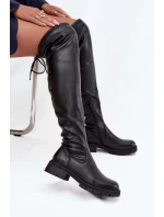 Dámské vysoké kozačky HL41P Černá - Seastar