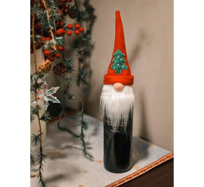 VÁNOČNÍ DEKORACE MICKEY KRYT LAHVE PŘÍBORY UBROUSKY