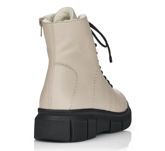 Rieker W X3428 béžové zateplené boty