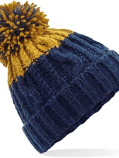 Beechfield B 437 Čepice Apres 53.0437 oxford navy/mustard