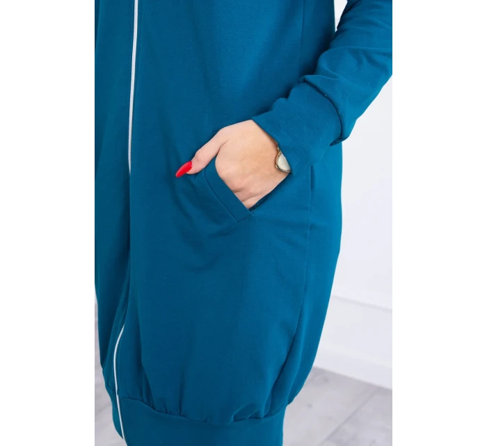 Šaty s kapucí, mikina marine Šaty s kapucí, mikina marine