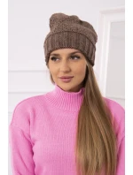 Dámská čepice Danuta K331 mocca Dámská čepice Danuta K331 mocca